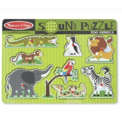 Melissa & Doug Zoo Animals Sound Puzzle
