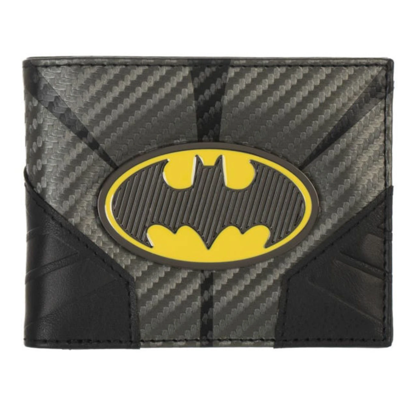Bioworld DC COMICS BATMAN METAL BADGE BI-FOLD WALLET 1 Bioworld DC COMICS BATMAN METAL BADGE BI-FOLD WALLET