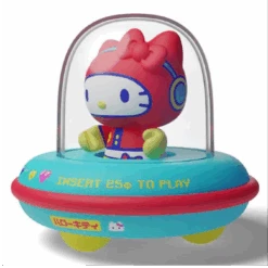 NECA HELLO KITTY® UFO MEDIUM VINYL FIGURE MAIN VERSION