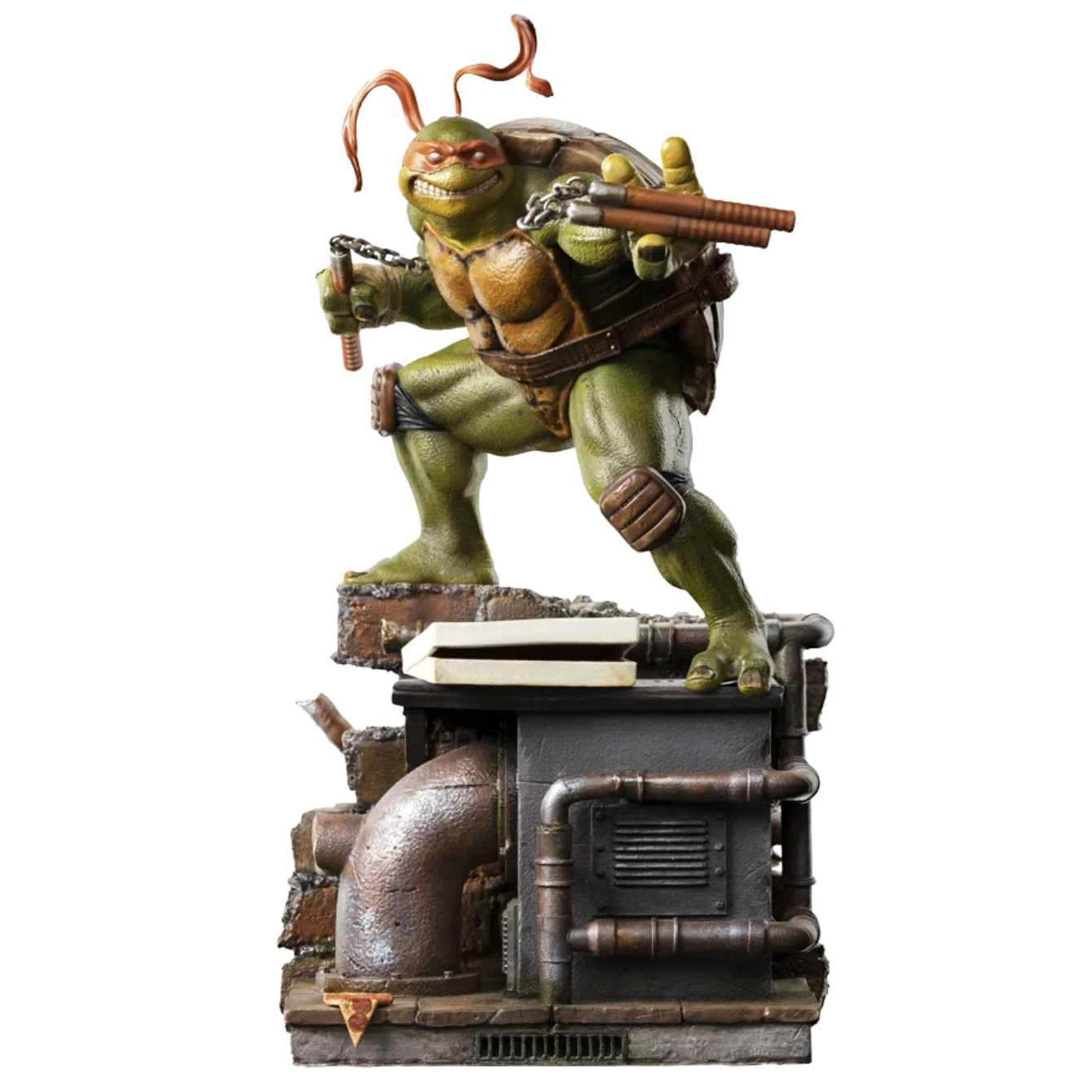 MICHELANGELO 1:10 Scale Statue By Iron Studios 1 MICHELANGELO 1:10 Scale Statue By Iron Studios