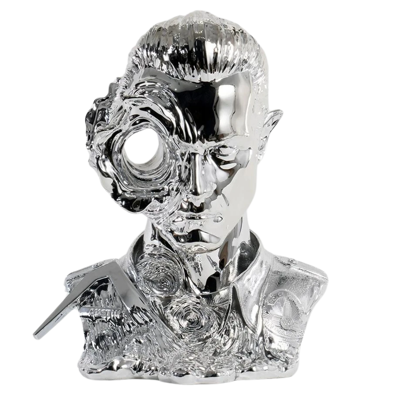 T-1000 ART MASK (LIQUID METAL) Life-Size Bust By PureArts 1 T-1000 ART MASK (LIQUID METAL) Life-Size Bust By PureArts
