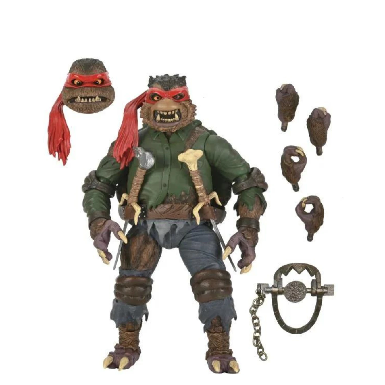NECA Universal Monsters X Teenage Mutant Ninja Turtles Ultimate Raphael As Wolfman 1 NECA Universal Monsters X Teenage Mutant Ninja Turtles Ultimate Raphael As Wolfman