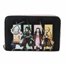 LOUNGEFLY Demon Slayer Heroes Group Zip Around Wallet