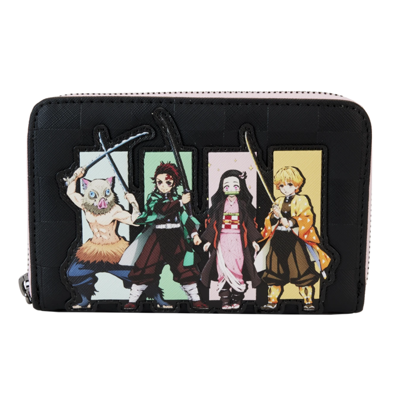 LOUNGEFLY Demon Slayer Heroes Group Zip Around Wallet 1 LOUNGEFLY Demon Slayer Heroes Group Zip Around Wallet