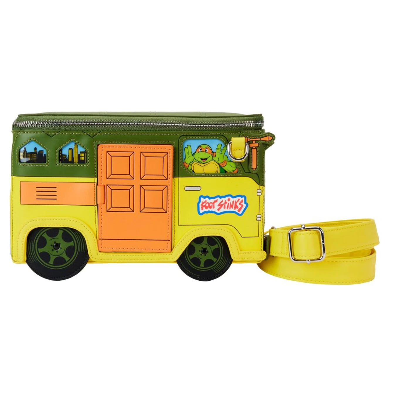 Loungefly Teenage Mutant Ninja Turtles 40th Anniversary Party Wagon Crossbody 1 Loungefly Teenage Mutant Ninja Turtles 40th Anniversary Party Wagon Crossbody