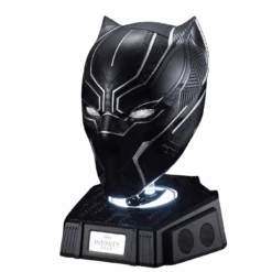 Killerbody PRE-ORDER 1:1 Collectible Wearable Black Panther Helmet W/Eye Lights Touch Control System Wearable Black Panther Helmet W/Bluetooth Speaker