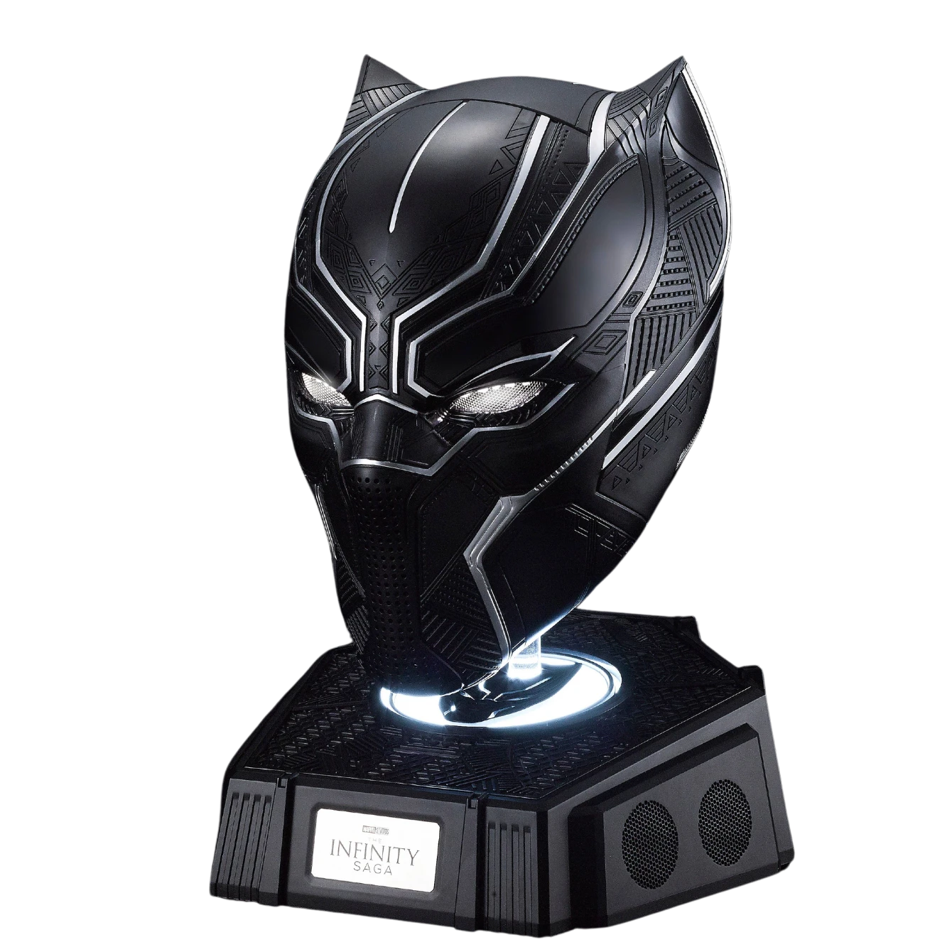 Killerbody PRE-ORDER 1:1 Collectible Wearable Black Panther Helmet W/Eye Lights Touch Control System Wearable Black Panther Helmet W/Bluetooth Speaker 1 Killerbody PRE-ORDER 1:1 Collectible Wearable Black Panther Helmet W/Eye Lights Touch Control System Wearable Black Panther Helmet W/Bluetooth Speaker