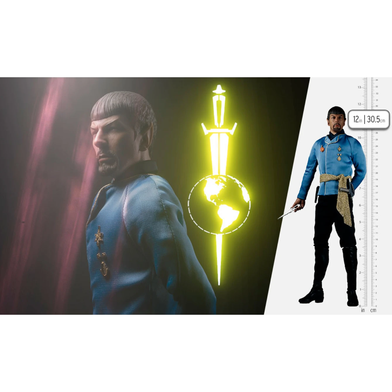 Mirror Universe Spock Sixth Scale Figure EXO-6 2 Mirror Universe Spock Sixth Scale Figure EXO-6 - Image 2