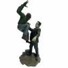 Frankenstein Meets The Wolf Man Diorama Statue
