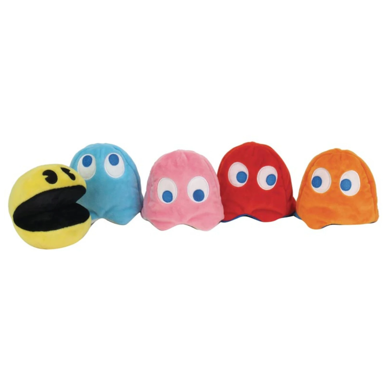 NECA PAC-MAN ASSORTED SMALL PLUSHES 1 NECA PAC-MAN ASSORTED SMALL PLUSHES