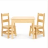 Melissa & Doug Wooden Table & Chairs - Natural