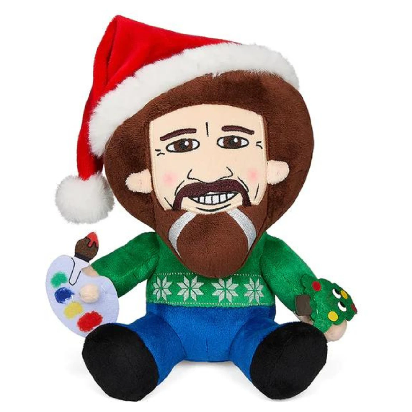 NECA SANTA BOB ROSS PHUNNY PLUSH 1 NECA SANTA BOB ROSS PHUNNY PLUSH