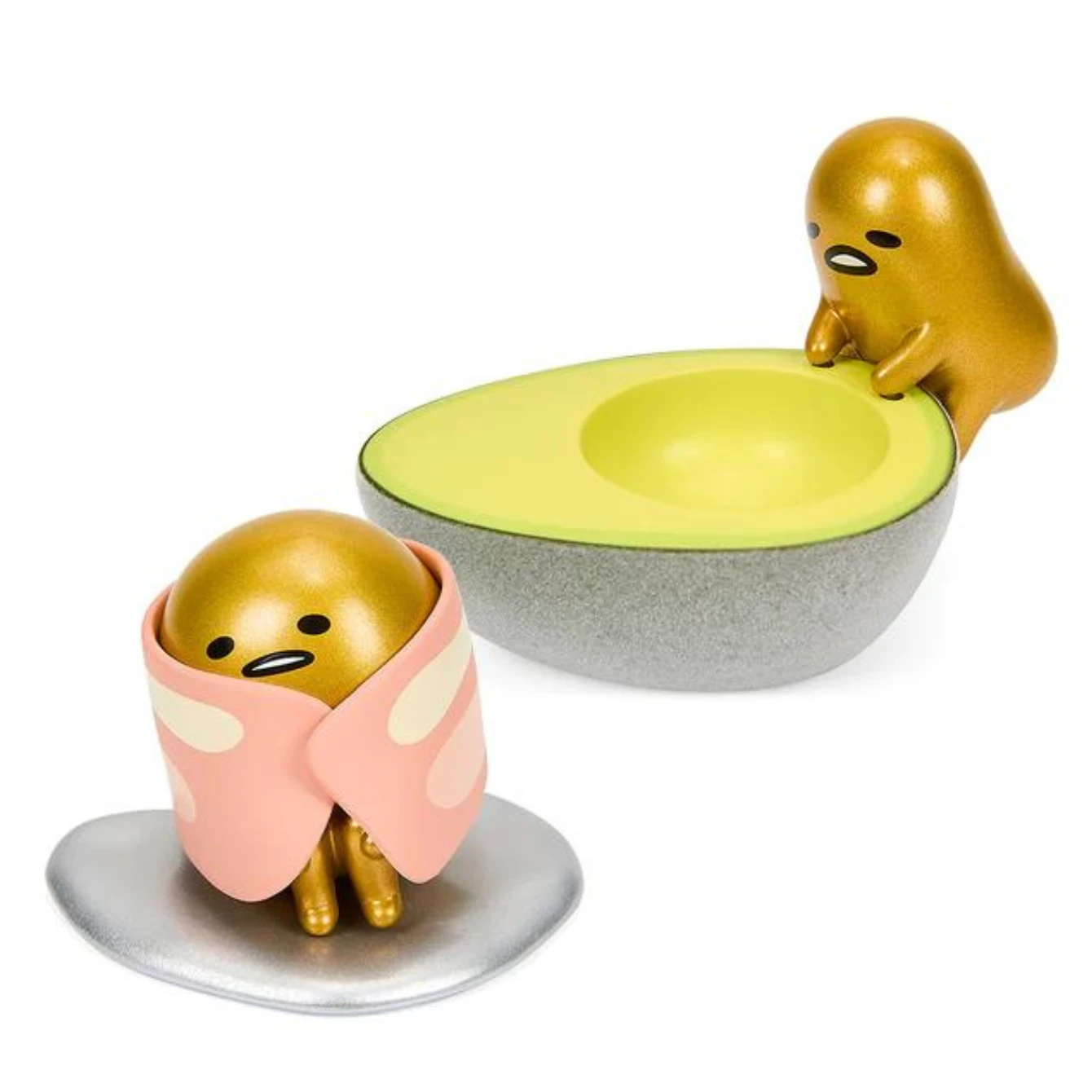 NECA BREAKFAST WITH GUDETAMA VINYL FIGURE 2-PACK 1 NECA BREAKFAST WITH GUDETAMA VINYL FIGURE 2-PACK