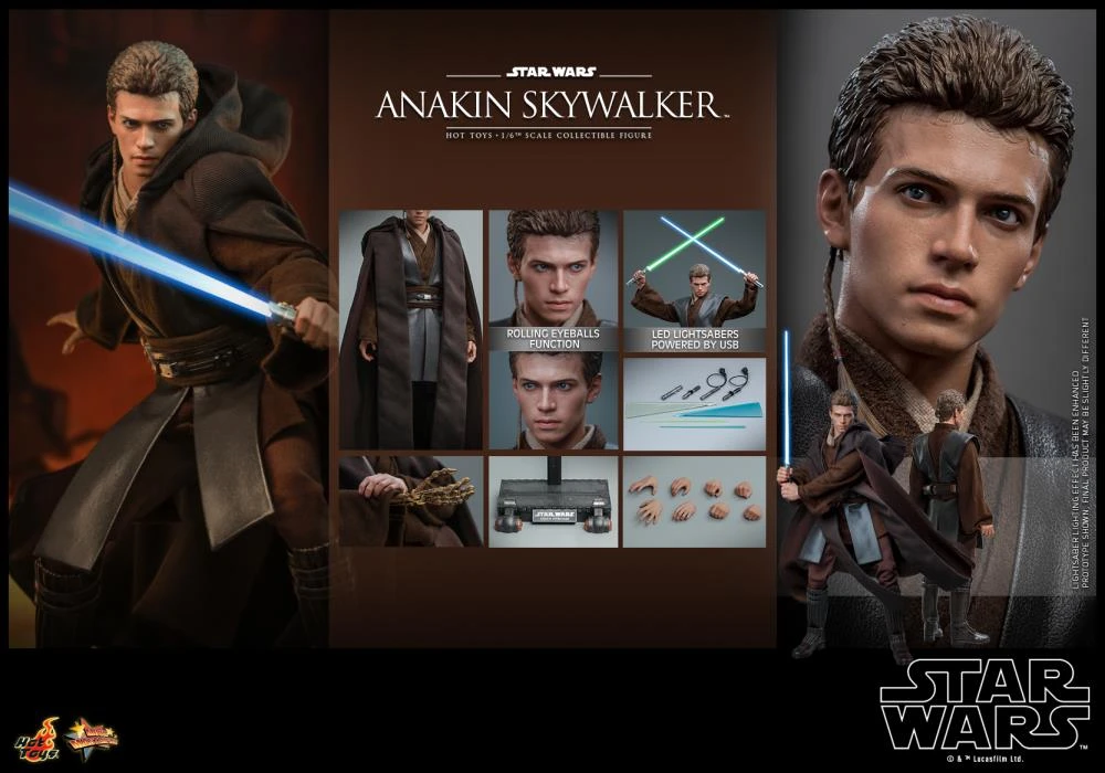 PRE-ORDER Star Wars: Attack Of The Clones MMS677 Anakin Skywalker 1/6th Scale Collectible Figure 20 PRE-ORDER Star Wars: Attack Of The Clones MMS677 Anakin Skywalker 1/6th Scale Collectible Figure - Image 20