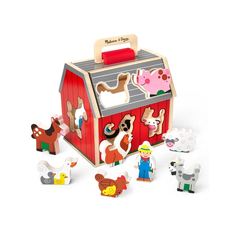 Melissa & Doug Melissa And Doug Take-Along Sorting Barn 1 Melissa & Doug Melissa And Doug Take-Along Sorting Barn