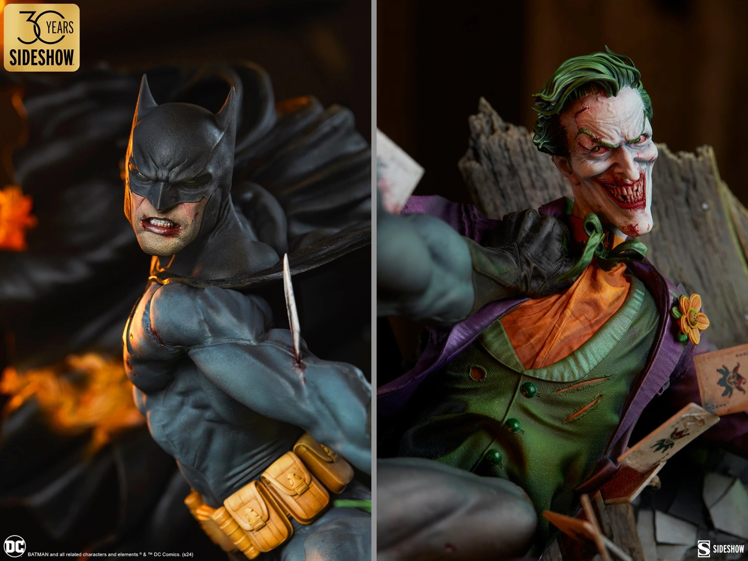 PRE-ORDER Batman Vs The Joker: Eternal Enemies Premium Format™ Figure 6 PRE-ORDER Batman Vs The Joker: Eternal Enemies Premium Format™ Figure - Image 6