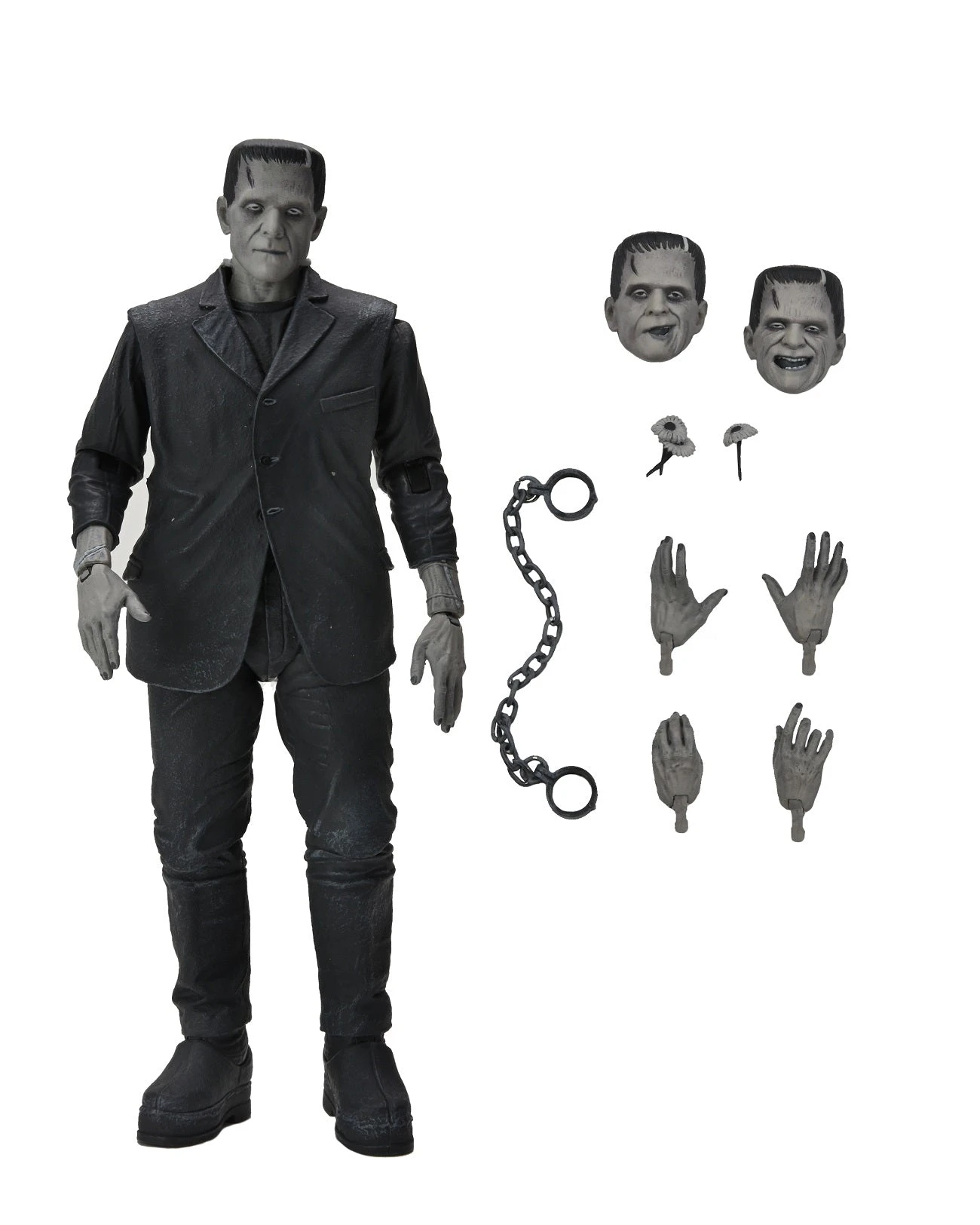 Neca Frankenstein 7" Black And White Version Universal Monsters 2 Neca Frankenstein 7" Black And White Version Universal Monsters - Image 2