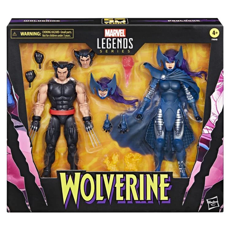 Wolverine 50th Anniversary Marvel Legends Wolverine And Psylocke Two-Pack 2 Wolverine 50th Anniversary Marvel Legends Wolverine And Psylocke Two-Pack - Image 2