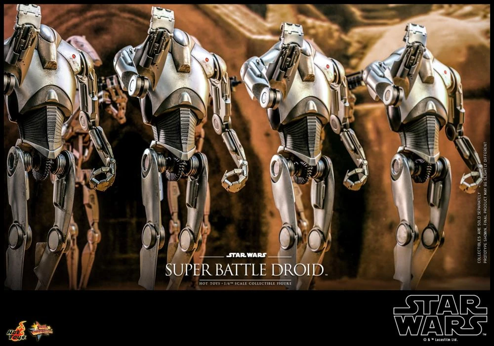 Star Wars: Attack Of The Clones MMS682 Super Battle Droid 1/6th Scale Collectible Figure 9 Star Wars: Attack Of The Clones MMS682 Super Battle Droid 1/6th Scale Collectible Figure - Image 9