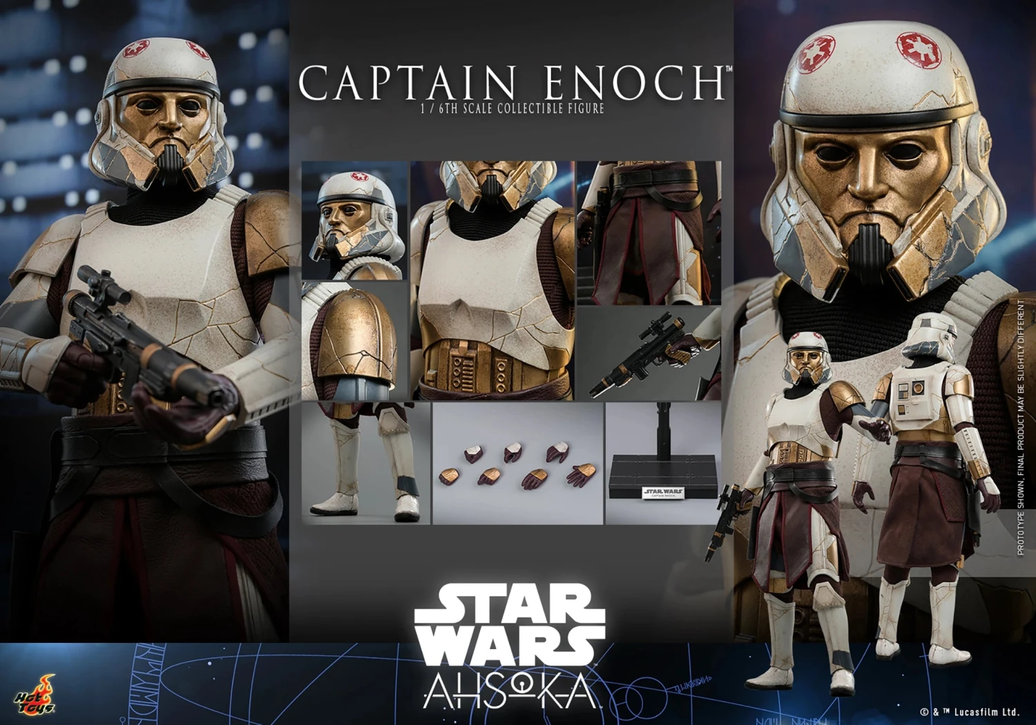 PRE-ORDER CAPTAIN ENOCH™ Sixth Scale Figure By Hot Toys 3 PRE-ORDER CAPTAIN ENOCH™ Sixth Scale Figure By Hot Toys - Image 3