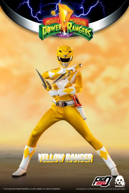 Mighty Morphin Power Rangers FigZero Yellow Ranger 1/6 Scale Figure 2 Mighty Morphin Power Rangers FigZero Yellow Ranger 1/6 Scale Figure - Image 2