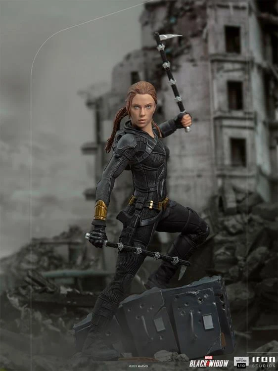 Black Widow Battle Diorama Series Natasha Romanoff 1/10 Art Scale Limited Edition Statue 2 Black Widow Battle Diorama Series Natasha Romanoff 1/10 Art Scale Limited Edition Statue - Image 2