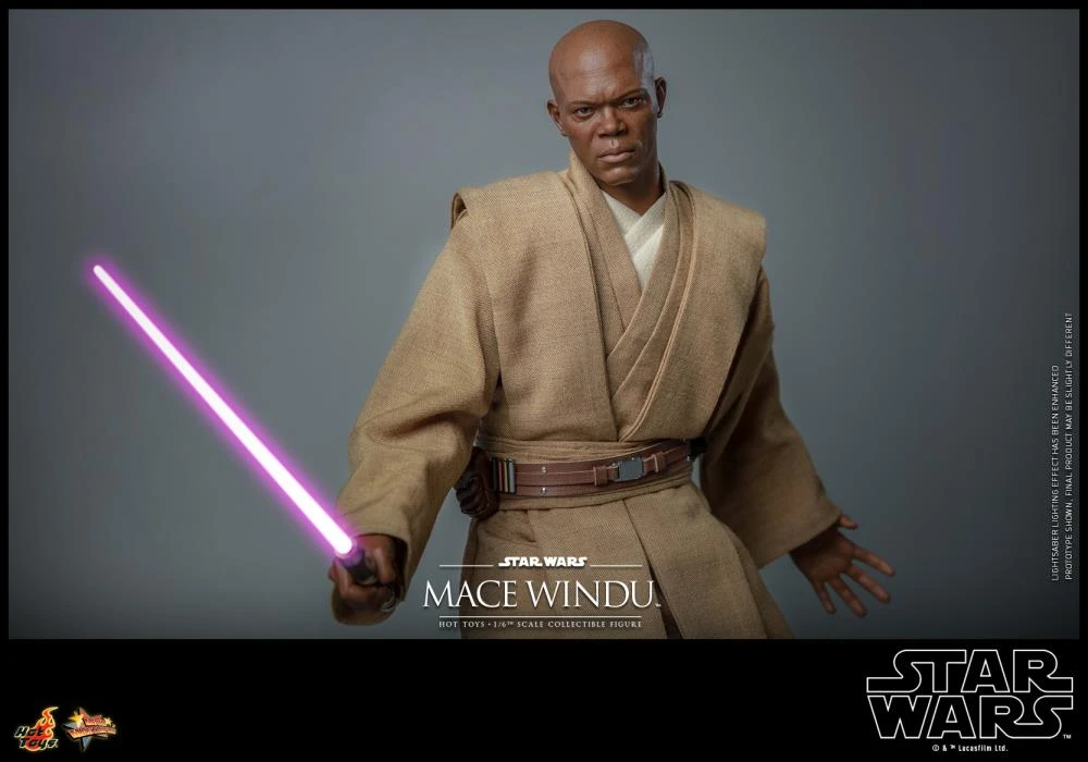 PRE-ORDER Star Wars: Attack Of The Clones Mace Windu 1/6th Scale Collectible Figure 19 PRE-ORDER Star Wars: Attack Of The Clones Mace Windu 1/6th Scale Collectible Figure - Image 19