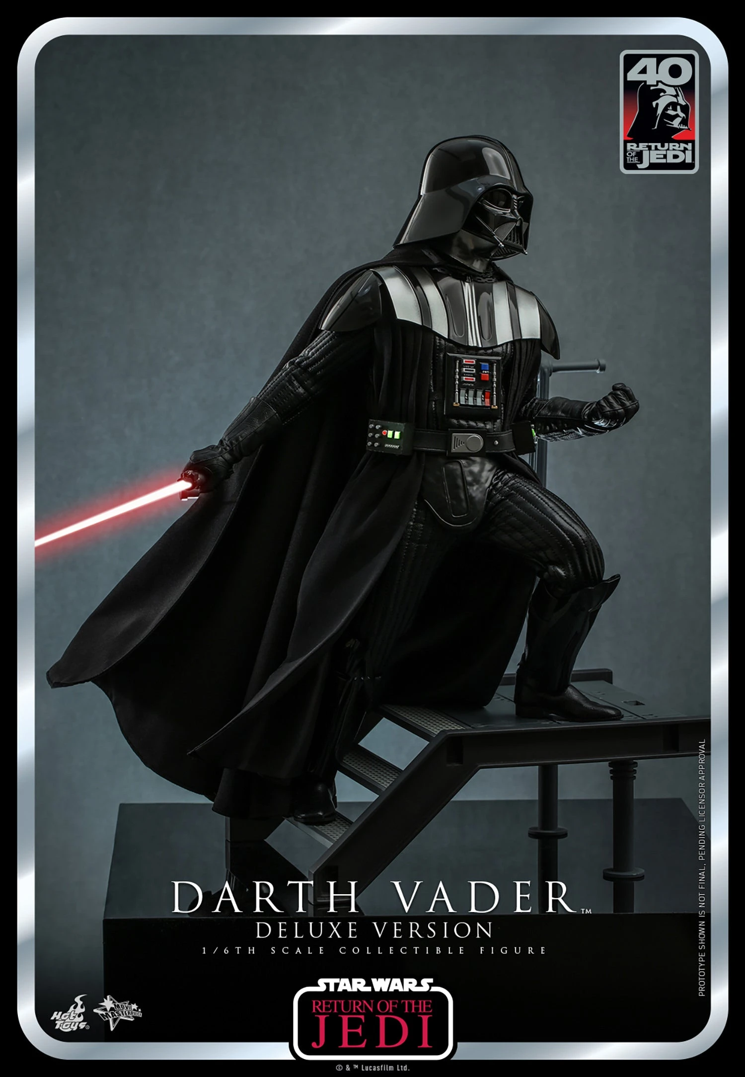 PRE-ORDER Darth Vader™ (Deluxe Version) (Return Of The Jedi 40th Anniversary Collection) Sixth Scale Figure 7 PRE-ORDER Darth Vader™ (Deluxe Version) (Return Of The Jedi 40th Anniversary Collection) Sixth Scale Figure - Image 7