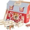 Melissa & Doug Wooden Fold & Go Barn