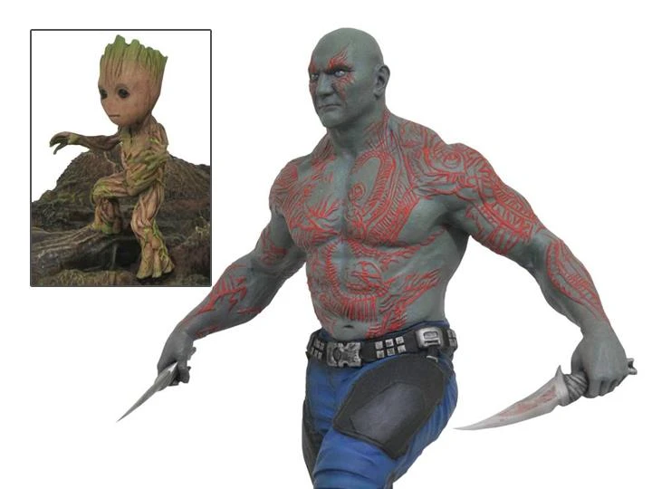 Marvel Gallery Guardians Of The Galaxy Vol. 2 Drax And Baby Groot Statue 2 Marvel Gallery Guardians Of The Galaxy Vol. 2 Drax And Baby Groot Statue - Image 2