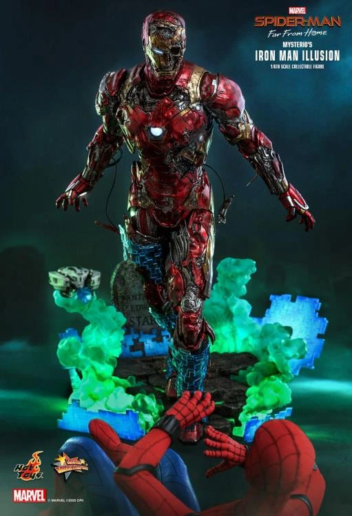 Spider-Man: Far From Home MMS580 Mysterio's Iron Man Illusion 1/6th Scale Collectible Figure 9 Spider-Man: Far From Home MMS580 Mysterio's Iron Man Illusion 1/6th Scale Collectible Figure - Image 9