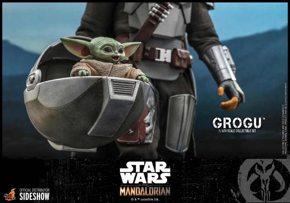 The Mandalorian TMS043 Grogu 1/6th Scale Collectible Figure Set 4 The Mandalorian TMS043 Grogu 1/6th Scale Collectible Figure Set - Image 4