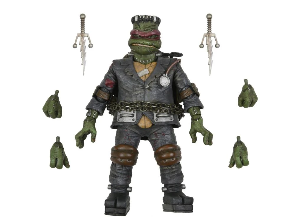 NECA Universal Monsters X Teenage Mutant Ninja Turtles Ultimate Raphael As Frankenstein's Monster Action Figure 3 NECA Universal Monsters X Teenage Mutant Ninja Turtles Ultimate Raphael As Frankenstein's Monster Action Figure - Image 3