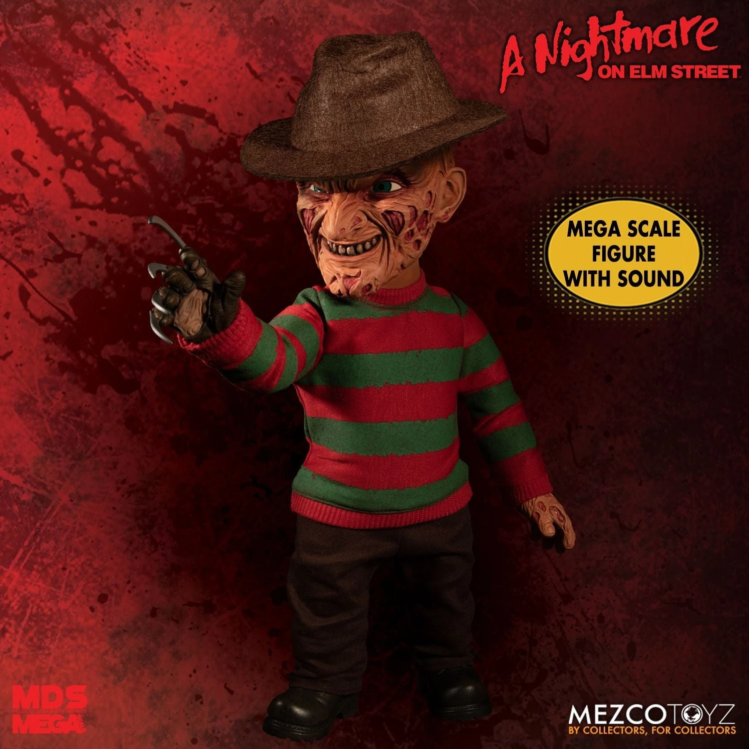 A Nightmare On Elm Street Freddy Krueger Mega Scale Talking Action Figure 2 A Nightmare On Elm Street Freddy Krueger Mega Scale Talking Action Figure - Image 2