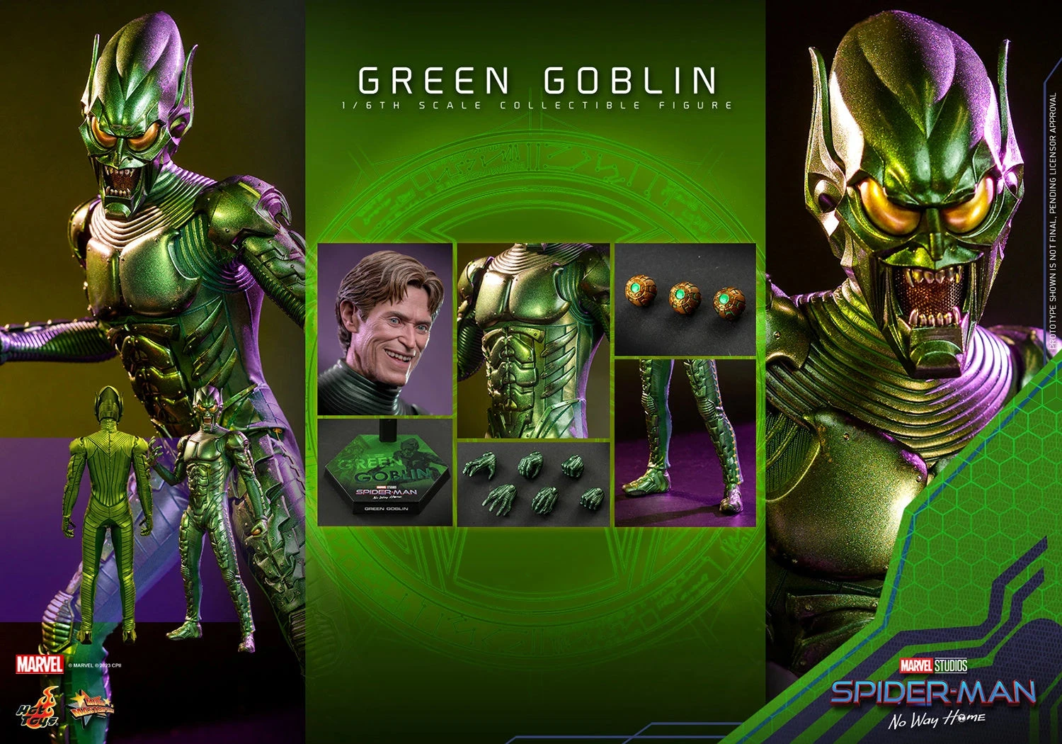 GREEN GOBLIN Sixth Scale Figure By Hot Toys 2 GREEN GOBLIN Sixth Scale Figure By Hot Toys - Image 2