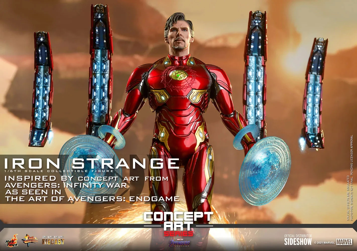 Iron Strange (Special Edition) Sixth Scale Figure By Hot Toys 3 Iron Strange (Special Edition) Sixth Scale Figure By Hot Toys - Image 3