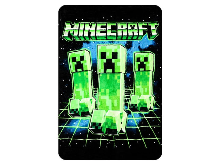 Bioworld Minecraft Creeper Fleece Throw 1 Bioworld Minecraft Creeper Fleece Throw