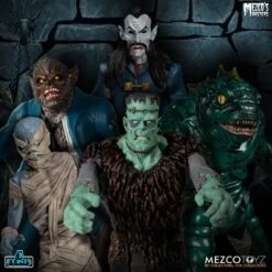 Mezco’s Monsters - Tower Of Fear Deluxe Boxed Set 5 Mezco’s Monsters - Tower Of Fear Deluxe Boxed Set -Model Figurine Toy Store monsters