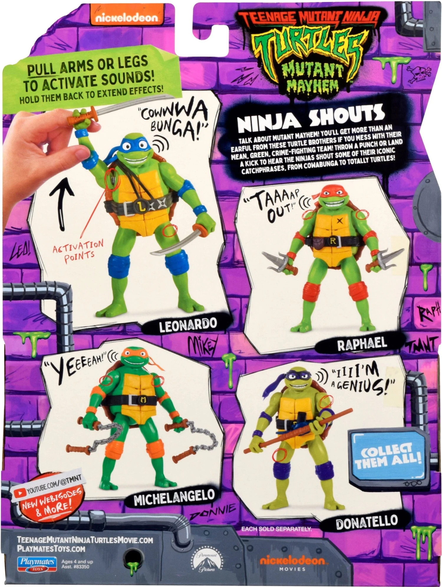 Teenage Mutant Ninja Turtles: Mutant Mayhem: Raphael: Action Figure With Audio 2 Teenage Mutant Ninja Turtles: Mutant Mayhem: Raphael: Action Figure With Audio - Image 2