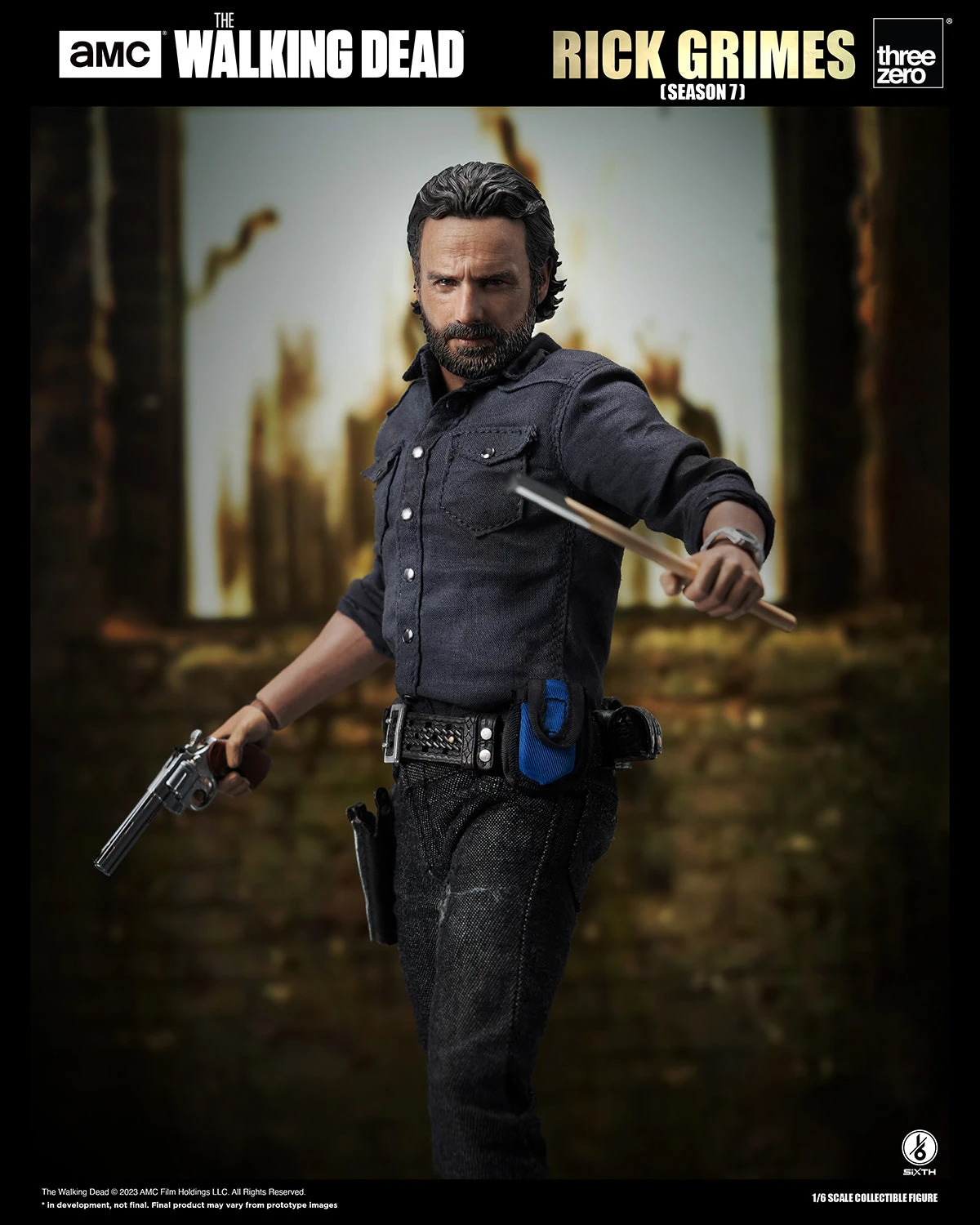 Rick Grimes (Season 7) Sixth Scale Figure 2 Rick Grimes (Season 7) Sixth Scale Figure - Image 2