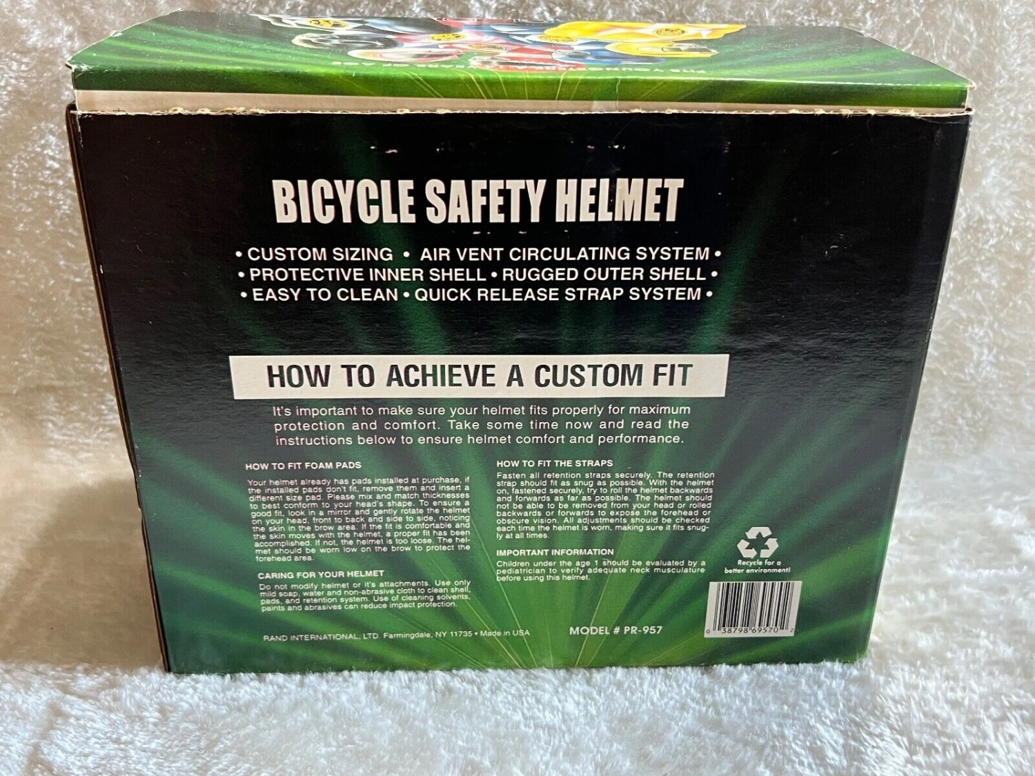 Vintage 1993 Mighty Morphin Power Rangers Bike Safety Helmet 2 Vintage 1993 Mighty Morphin Power Rangers Bike Safety Helmet - Image 2