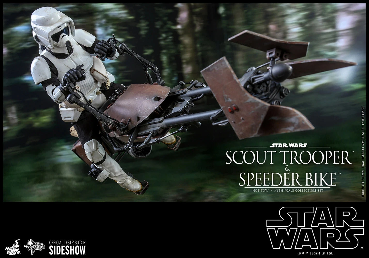 SCOUT TROOPER™ AND SPEEDER BIKE™ Sixth Scale Figure Set By Hot Toys 2 SCOUT TROOPER™ AND SPEEDER BIKE™ Sixth Scale Figure Set By Hot Toys - Image 2