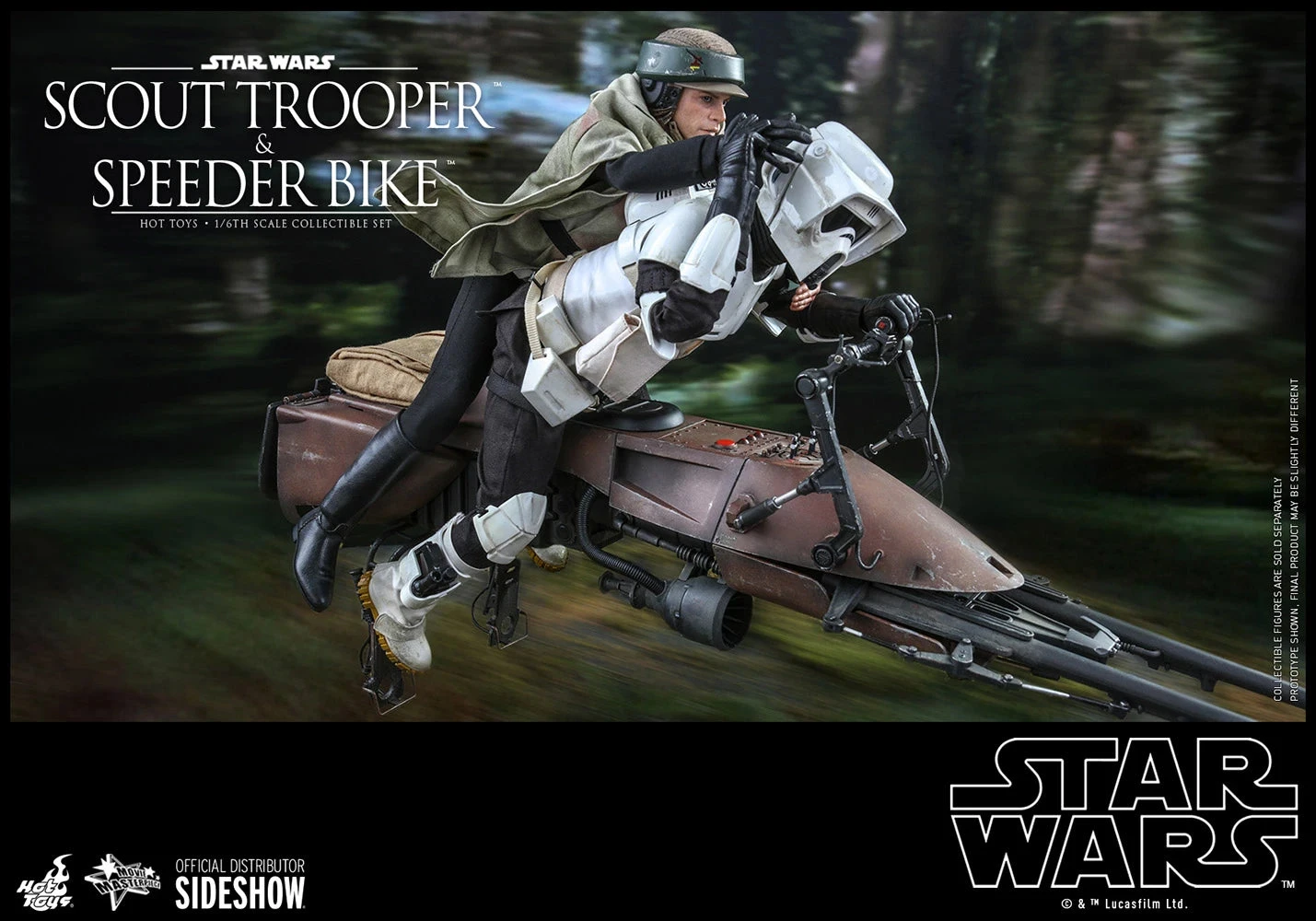 SCOUT TROOPER™ AND SPEEDER BIKE™ Sixth Scale Figure Set By Hot Toys 3 SCOUT TROOPER™ AND SPEEDER BIKE™ Sixth Scale Figure Set By Hot Toys - Image 3
