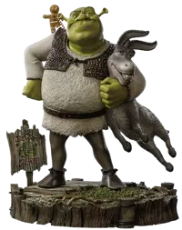 Shrek, Donkey And Gingerbread Man 1/10 Scale