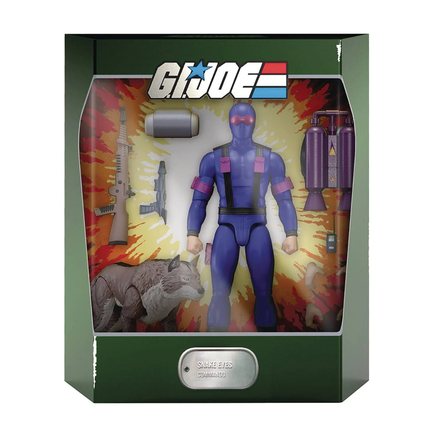 GI JOE ULTIMATES REAL AMERICAN HERO SNAKE EYES Super7 2 GI JOE ULTIMATES REAL AMERICAN HERO SNAKE EYES Super7 - Image 2