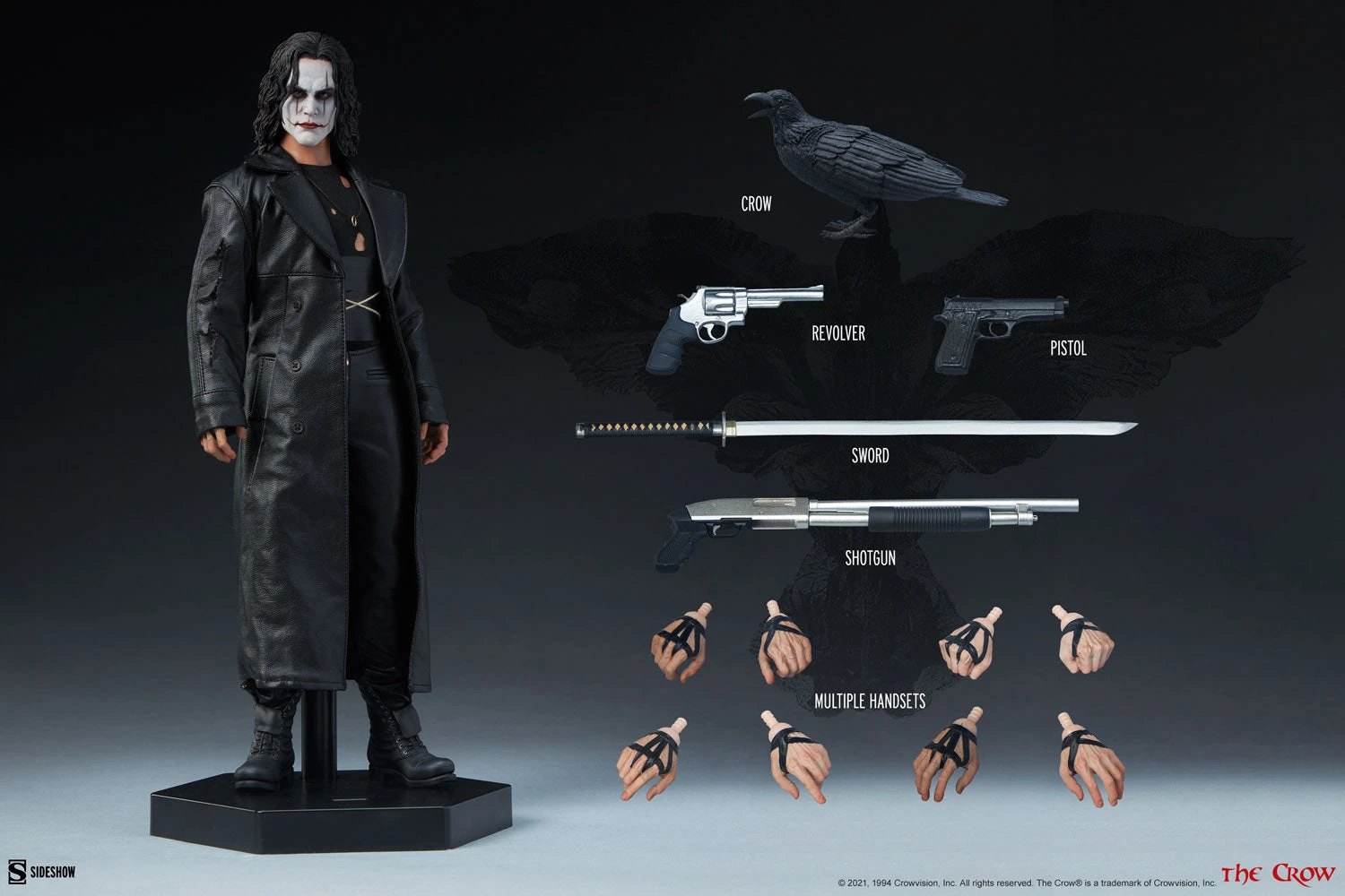 The Crow Sideshow Collectibles 1/6 Scale 5 The Crow Sideshow Collectibles 1/6 Scale - Image 5
