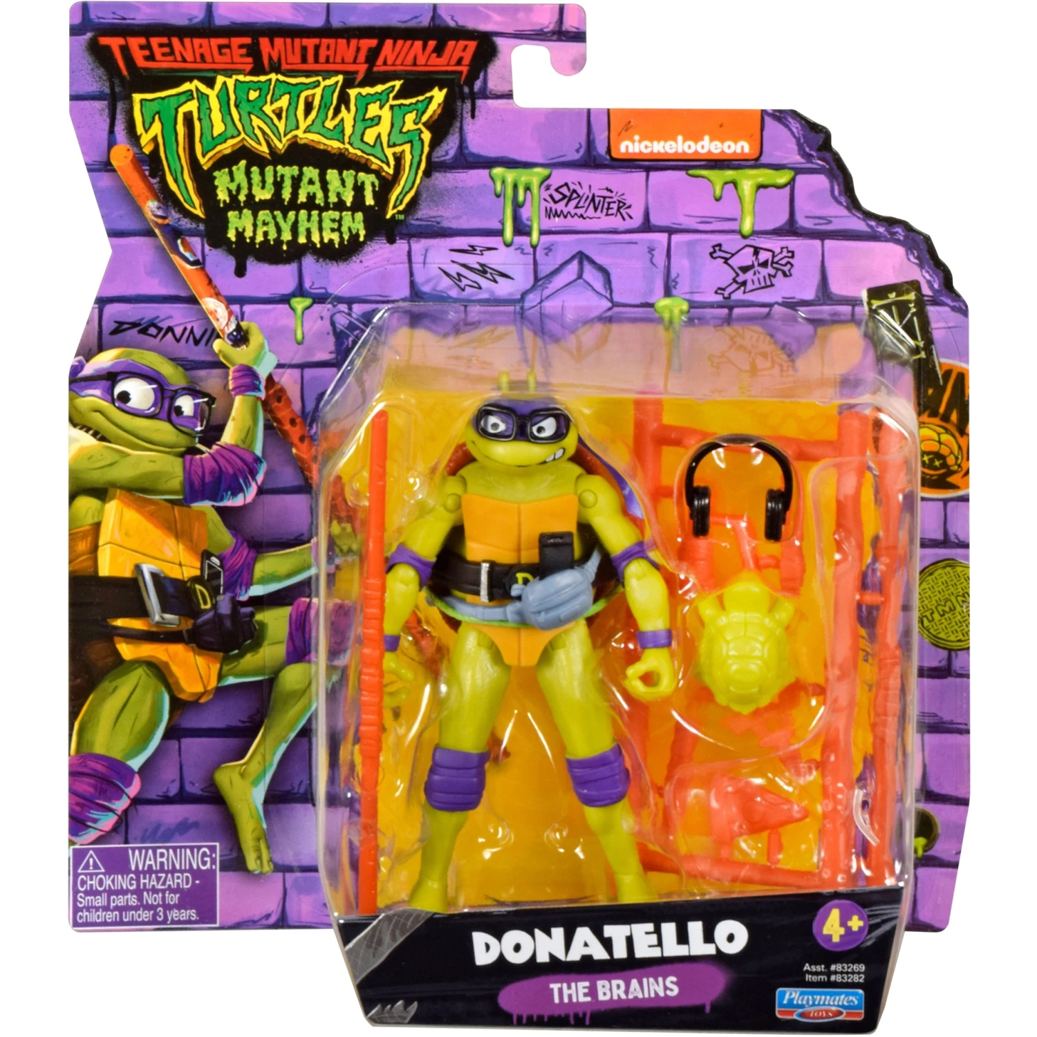 Teenage Mutant Ninja Turtles: Mutant Mayhem: Donatello: Action Figure 1 Teenage Mutant Ninja Turtles: Mutant Mayhem: Donatello: Action Figure