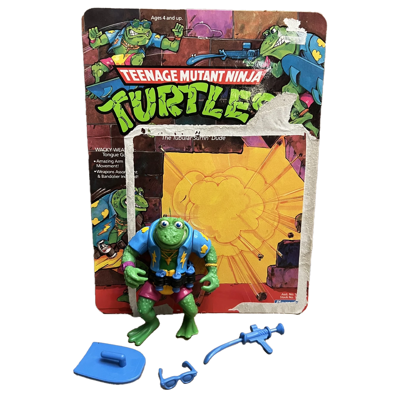 TMNT 1989 Genghis Frog Action Figure Teenage Mutant Ninja Turtles Playmates 1 TMNT 1989 Genghis Frog Action Figure Teenage Mutant Ninja Turtles Playmates