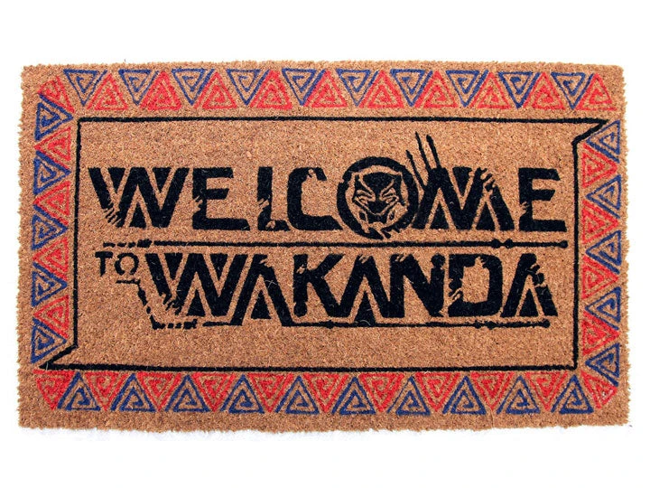 Black Panther Welcome To Wakanda Door Mat 1 Black Panther Welcome To Wakanda Door Mat