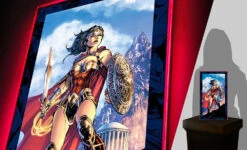 Wonder Woman Mini-Light Wall Poster 3 Wonder Woman Mini-Light Wall Poster -Model Figurine Toy Store wonder woman led mini poster light dc comics feature